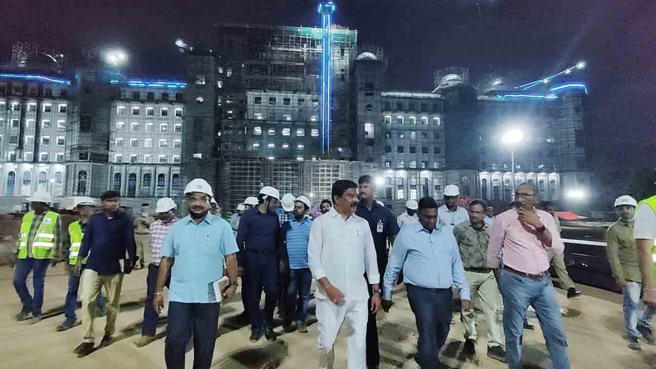 సెక్రటేరియట్‌ పనుల్లో వేగం పెంచాలి : మంత్రి వేముల