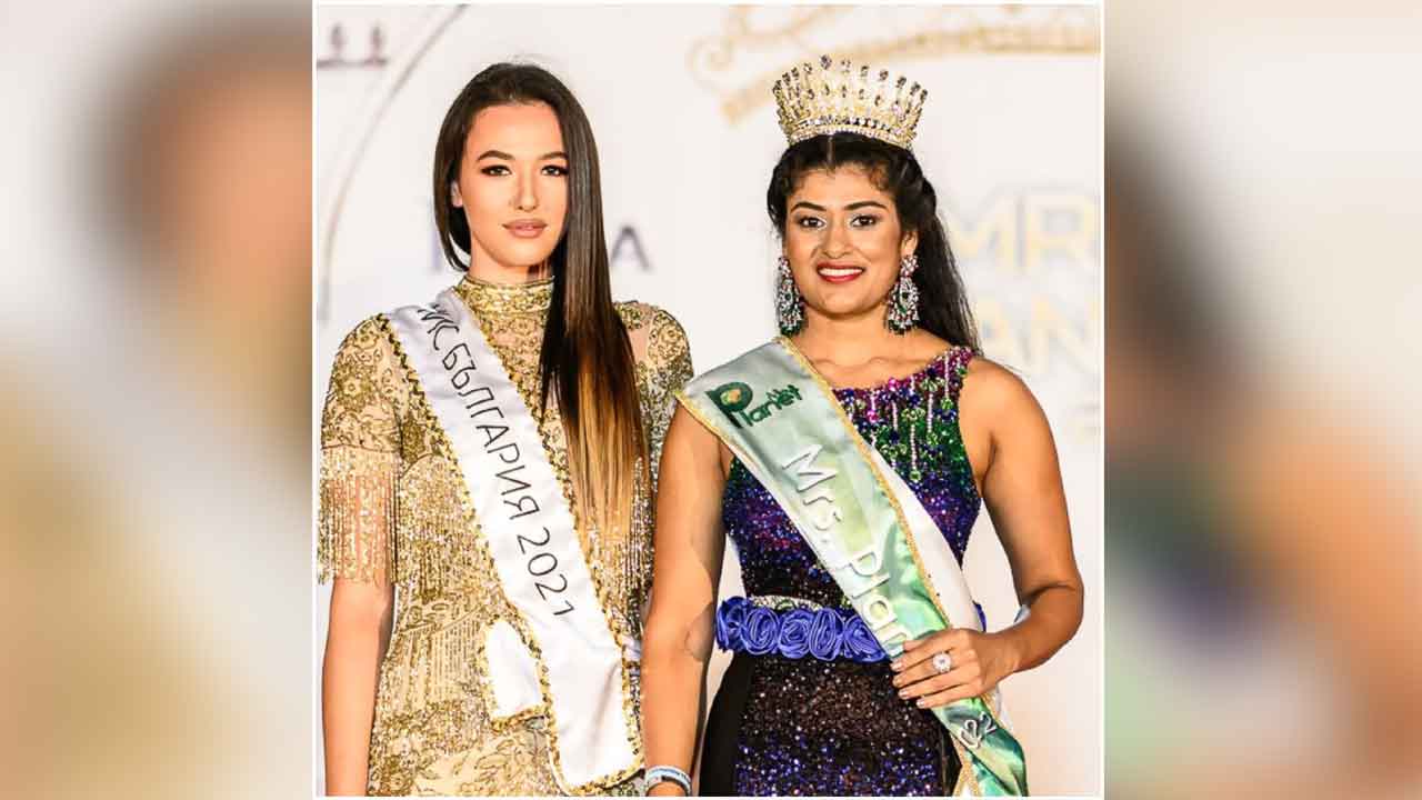 మిసెస్‌ ప్లానెట్‌గా విజయవాడ యువతి