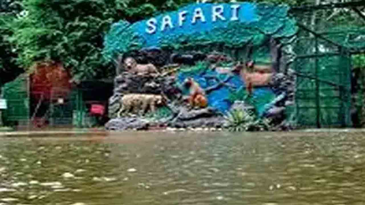 భారీ వ‌ర‌ద‌.. హైద‌రాబాద్ జూపార్క్ మూసివేత‌