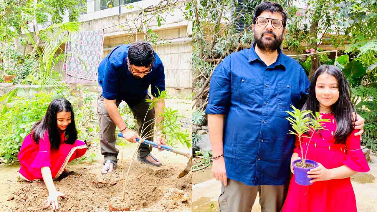 Green India Challenge | మొక్కలు నాటిన కృష్ణుడు