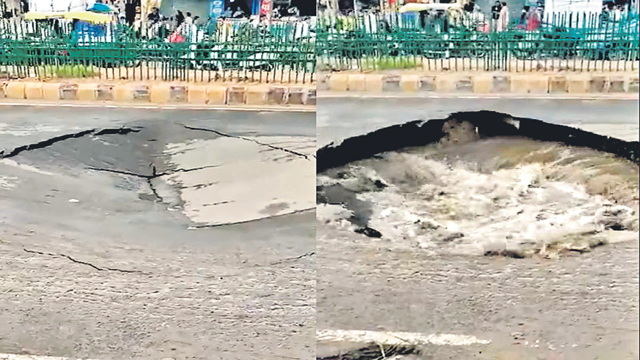 కుంగి పోయిన ‘గుజరాత్‌ మాడల్‌ ’