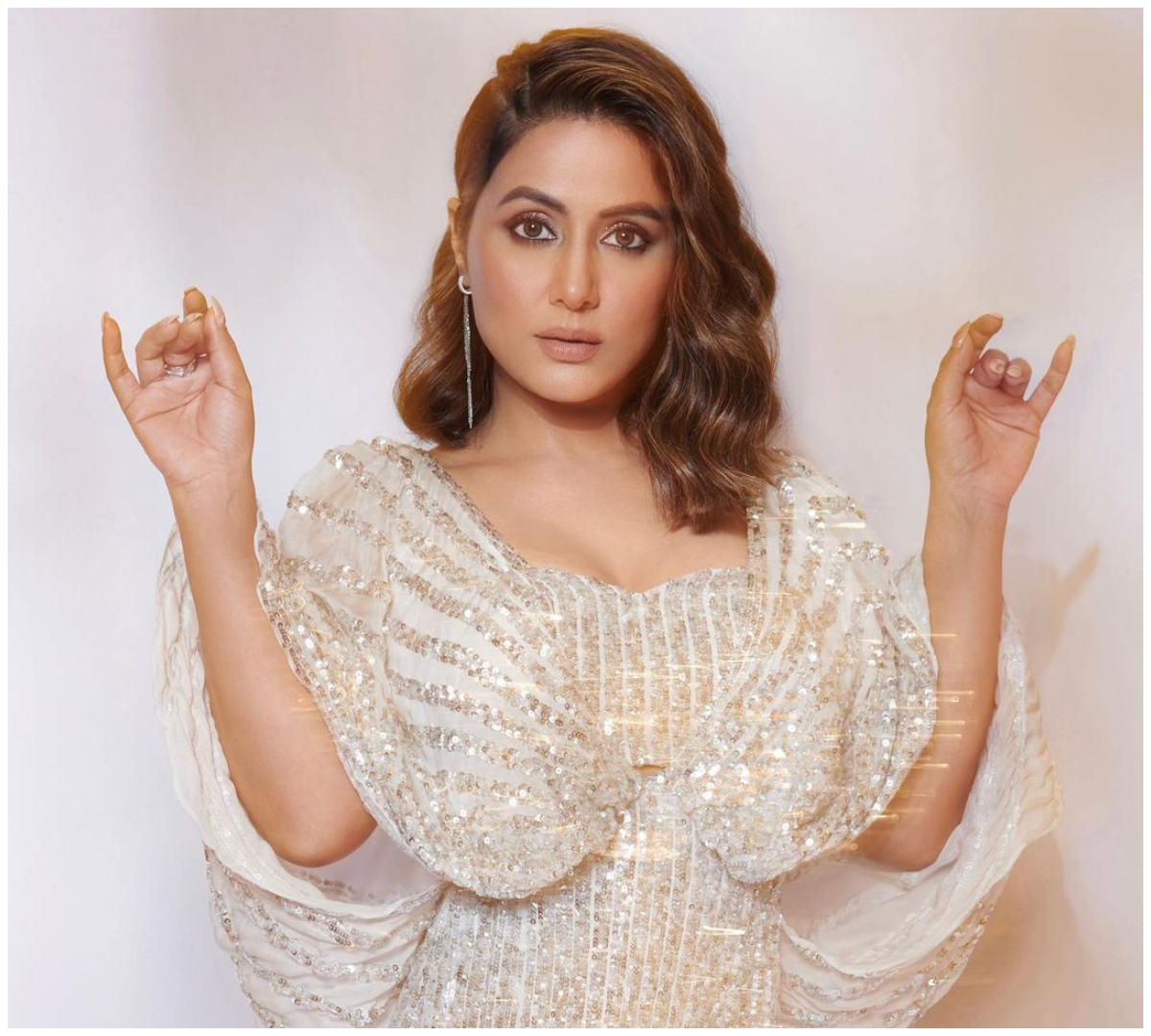 Hina Khan | వైట్ డ్రెస్‌లో హీనా ఖాన్ మెరుపులు..