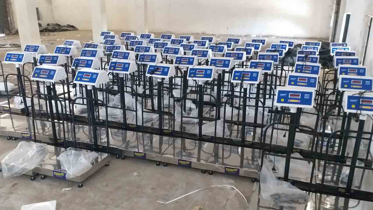 రేషన్‌ డీలర్లకు కొత్త కాంటాలు