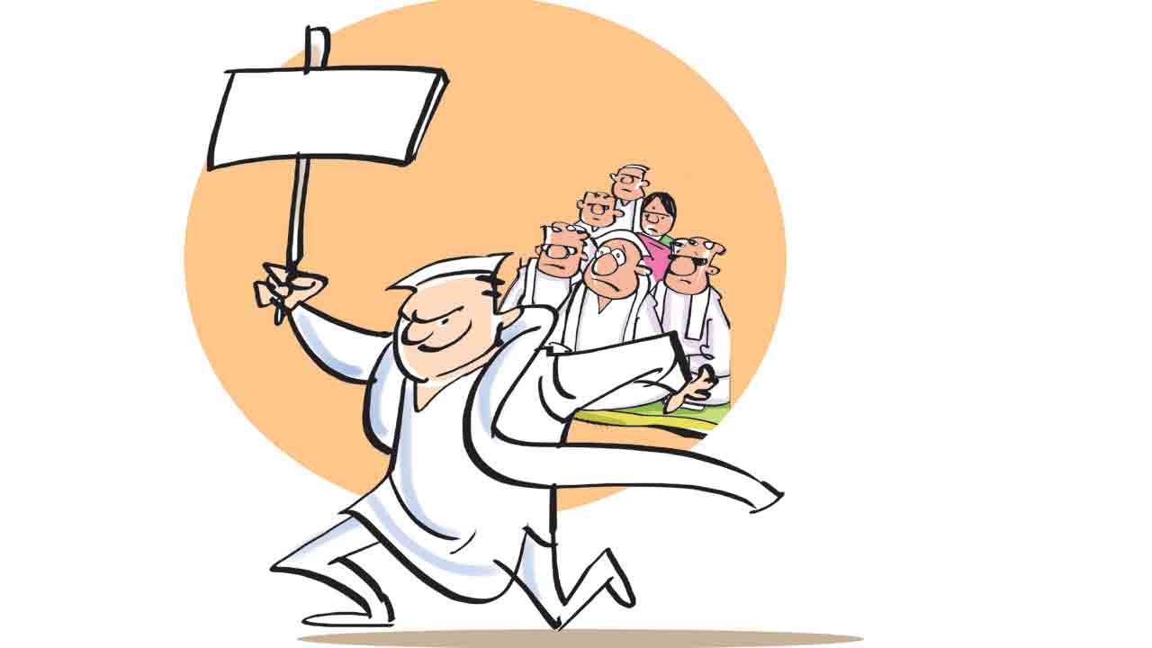 నాయకులు కావలెను.. కాంగ్రెస్, బీజేపీ దేవులాట