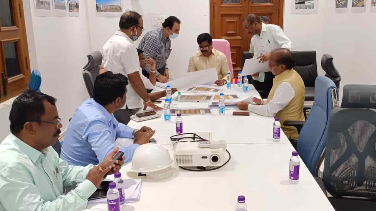 కొత్త సెక్రటేరియట్ నిర్మాణ పనుల్లో వేగం పెంచాలి: మంత్రి వేముల ప్ర‌శాంత్‌రెడ్డి