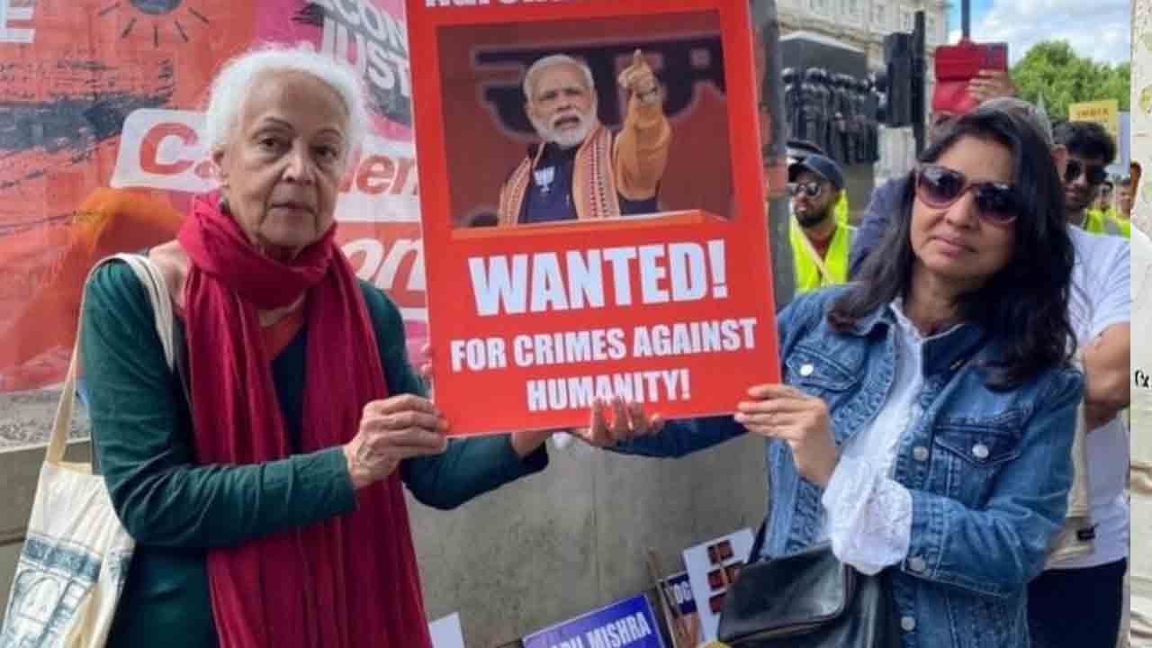 ప్రధాని మోదీకి వ్యతిరేకంగా లండన్‌లో నిరసనలు