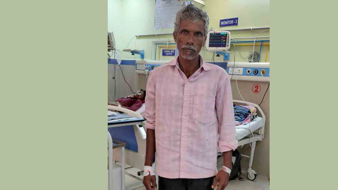 పక్షవాత బాధితుడికి తప్పిన ముప్పు