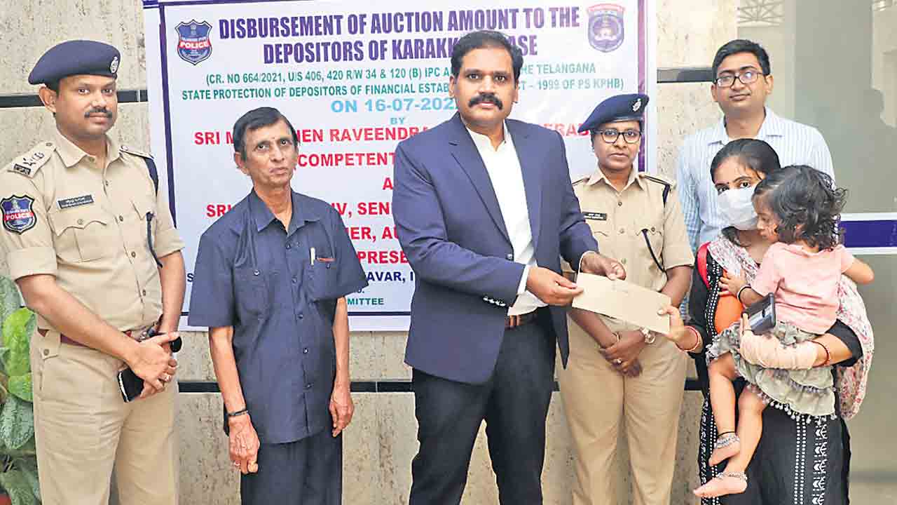 కరక్కాయ బాధితుల ఖాతాల్లోకి 74 లక్షలు