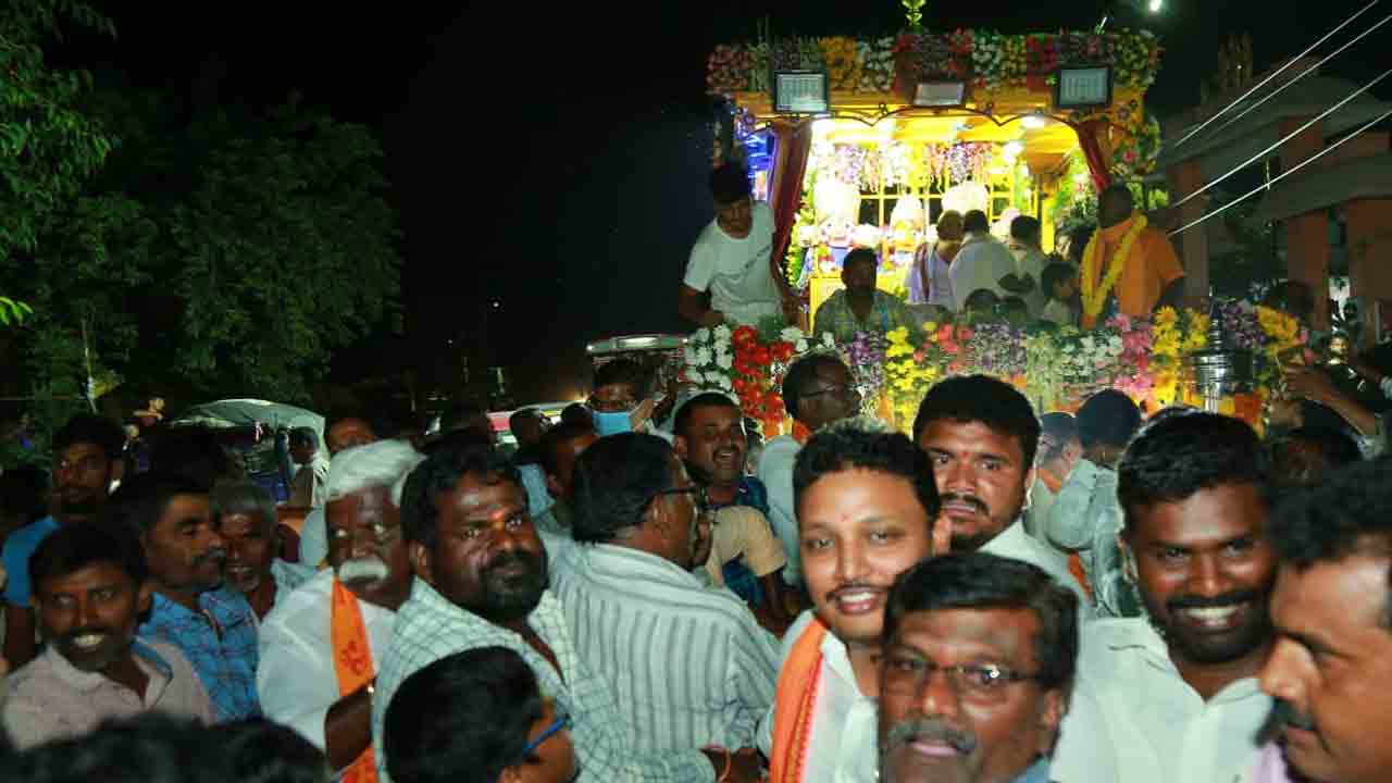 హాలియాలో జగన్నాథ రథయాత్ర