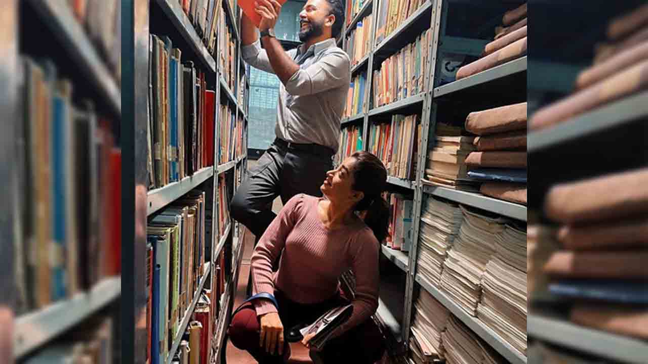 Tharun Rashmika | లైబ్ర‌రీలో త‌రుణ్‌, ర‌ష్మిక‌..ఫ‌న్నీ స్టిల్ ట్రెండింగ్‌