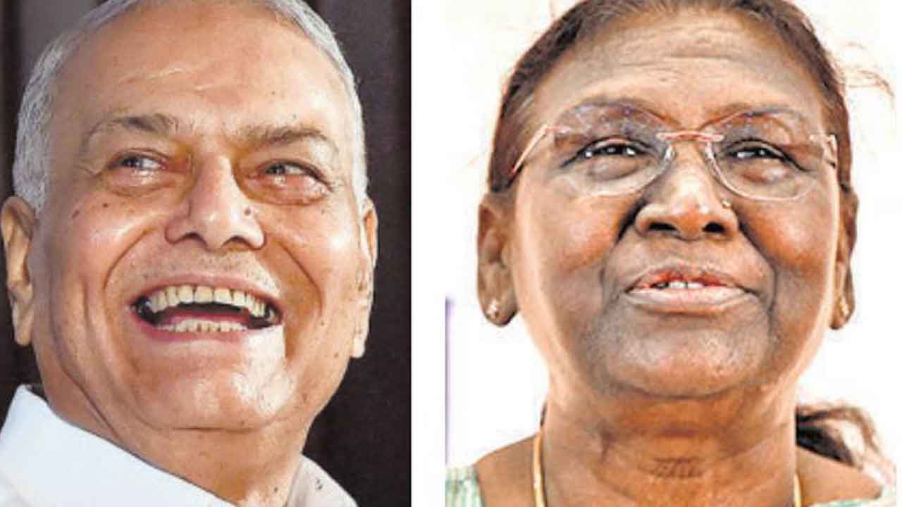 రాష్ట్ర‌ప‌తి ఎన్నిక‌.. తొలి రౌండ్‌లో ముర్ము ముందంజ‌