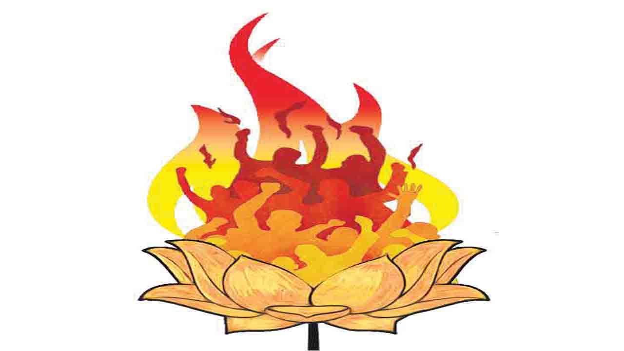 పచ్చని తెలంగాణలో బీజేపీ చిచ్చు