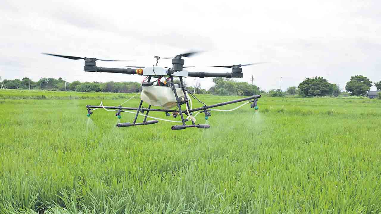 డ్రోన్‌ వ్యవసాయం