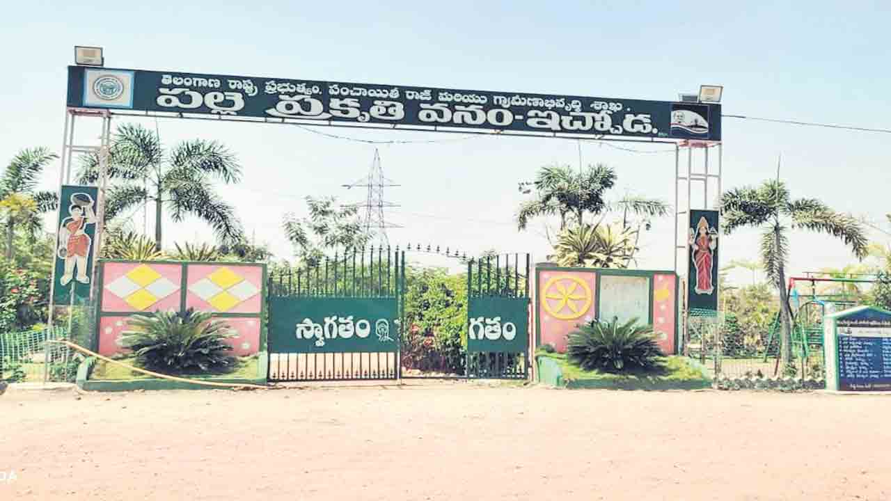 ప్రకృతి ఒడిలో పల్లె పార్కు