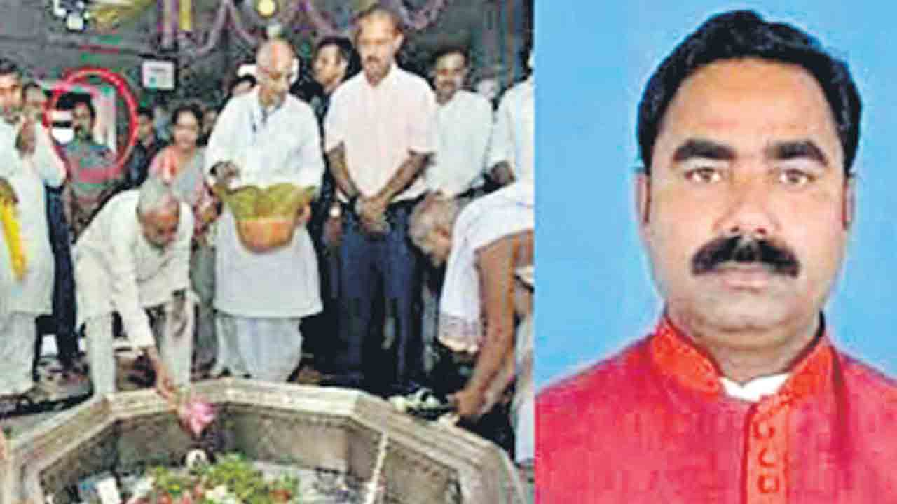 గయా గుడిలోకి ముస్లిం మంత్రి