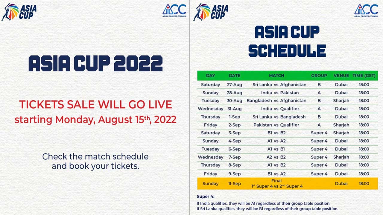 Asia Cup | ఇండియా-పాక్ అభిమానులకు పండుగే.. రేపట్నుంచే టికెట్ల విక్రయం..
