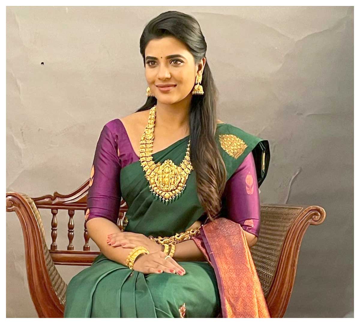 Aishwarya Rajesh | చీరకట్టులో ఐశ్వర్య రాజేష్ అదిరిపోయే లుక్..