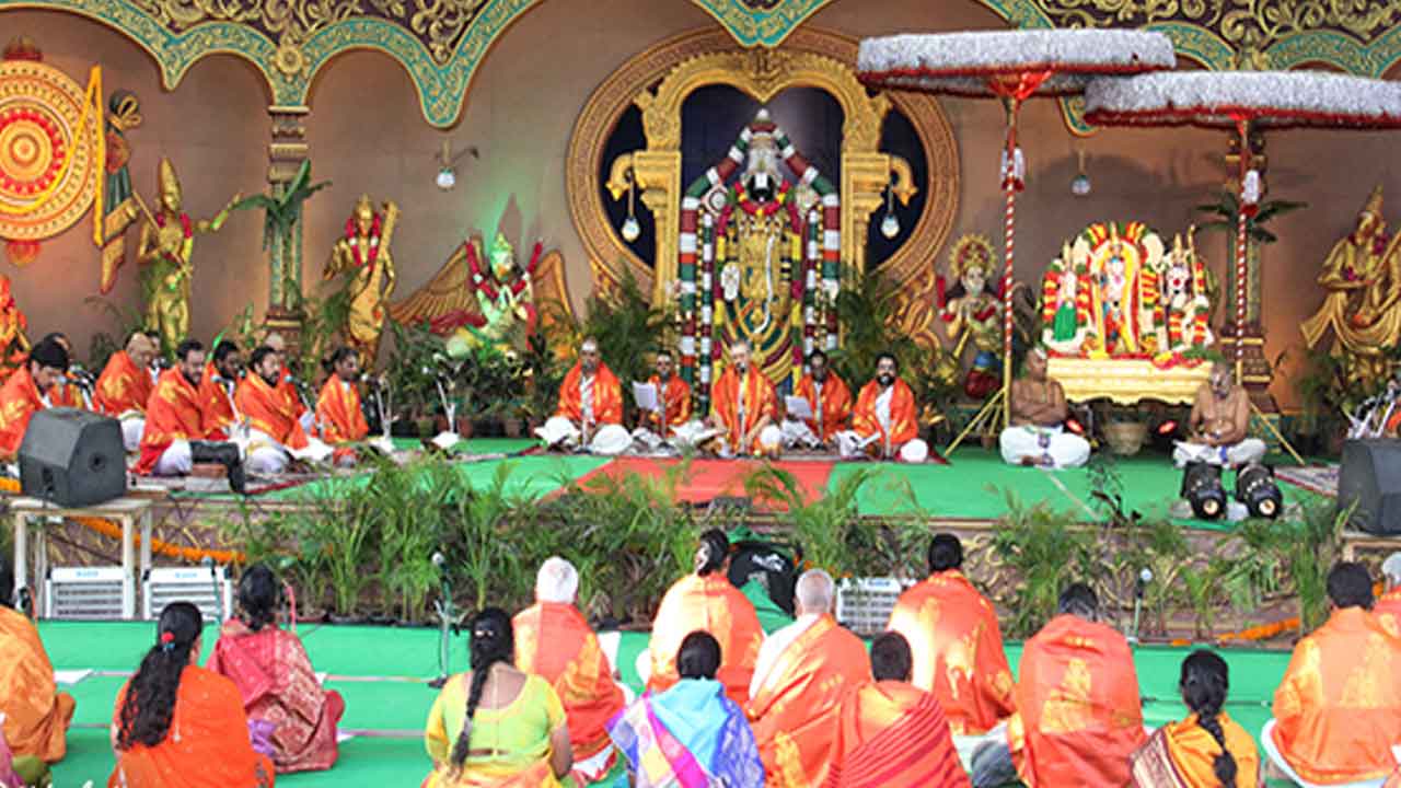 బాలకాండ అఖండ పారాయణంతో మార్మోగిన తిరుమల గిరులు