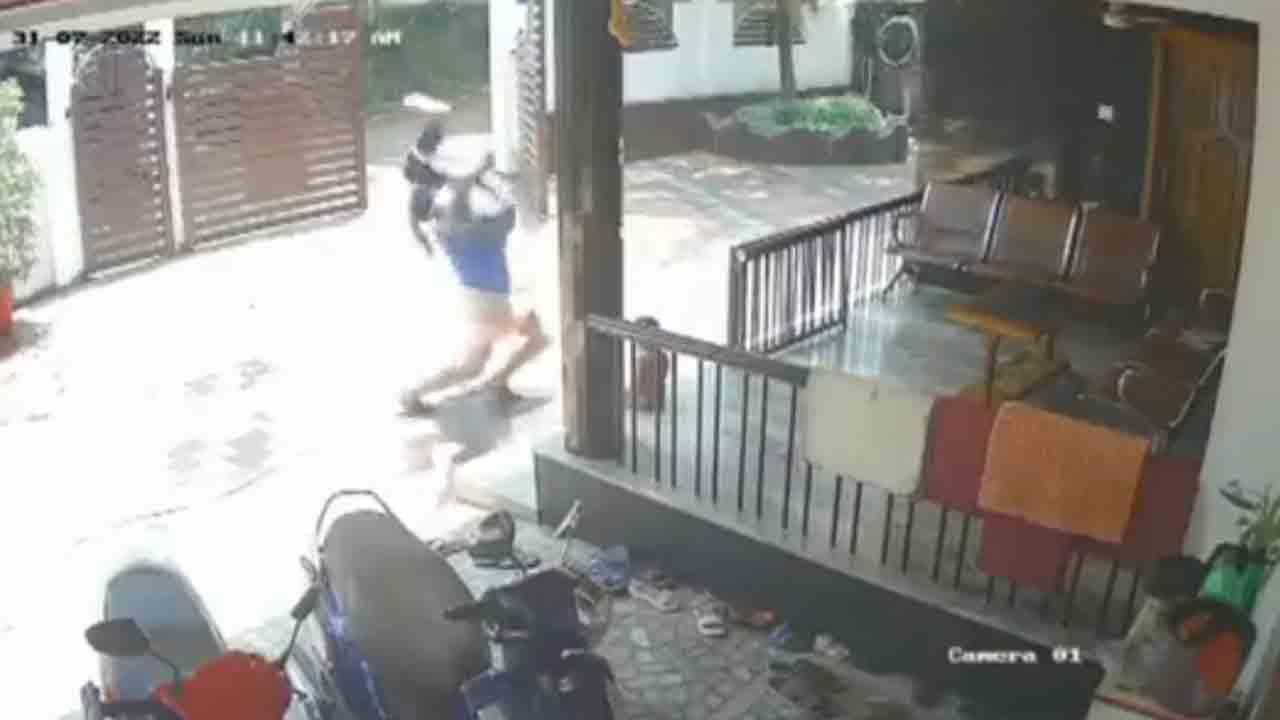 Viral Video: టెర్రస్‌ పైనుంచి పడిన తమ్ముడు… క్యాచ్‌ పట్టుకున్న అన్న