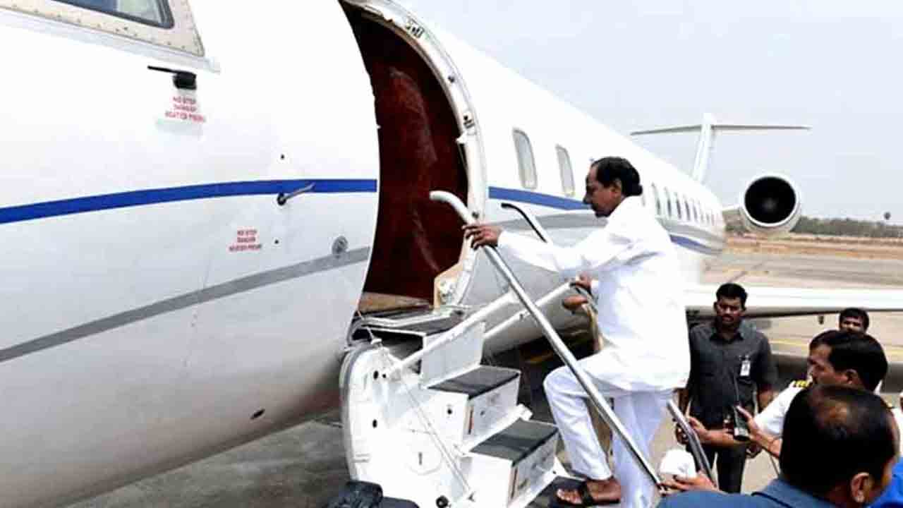 పట్నా బయలుదేరిన సీఎం కేసీఆర్‌