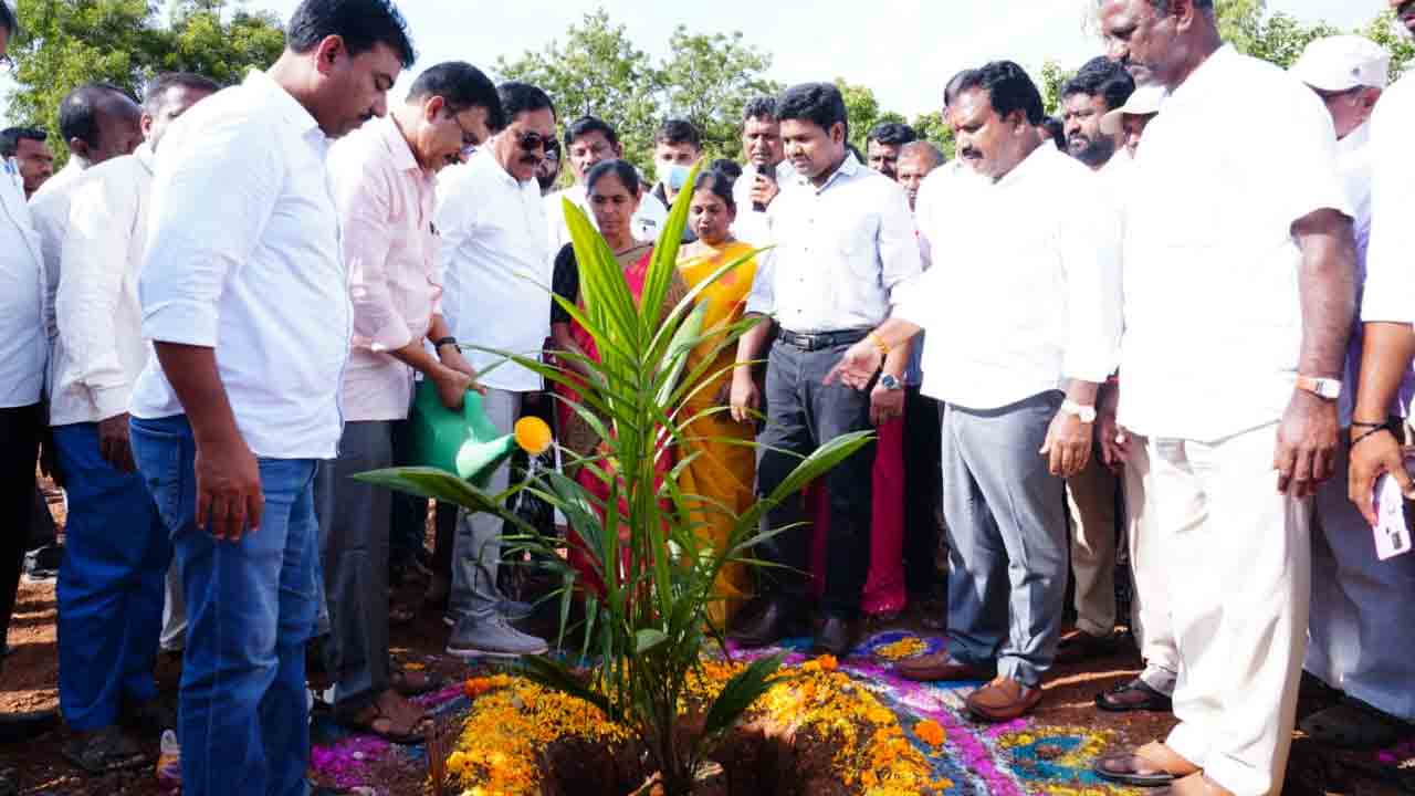 పామాయిల్‌ సాగులో వరంగల్‌ ఆదర్శంగా నిలువాలి : మంత్రి దయాకర్‌రావు