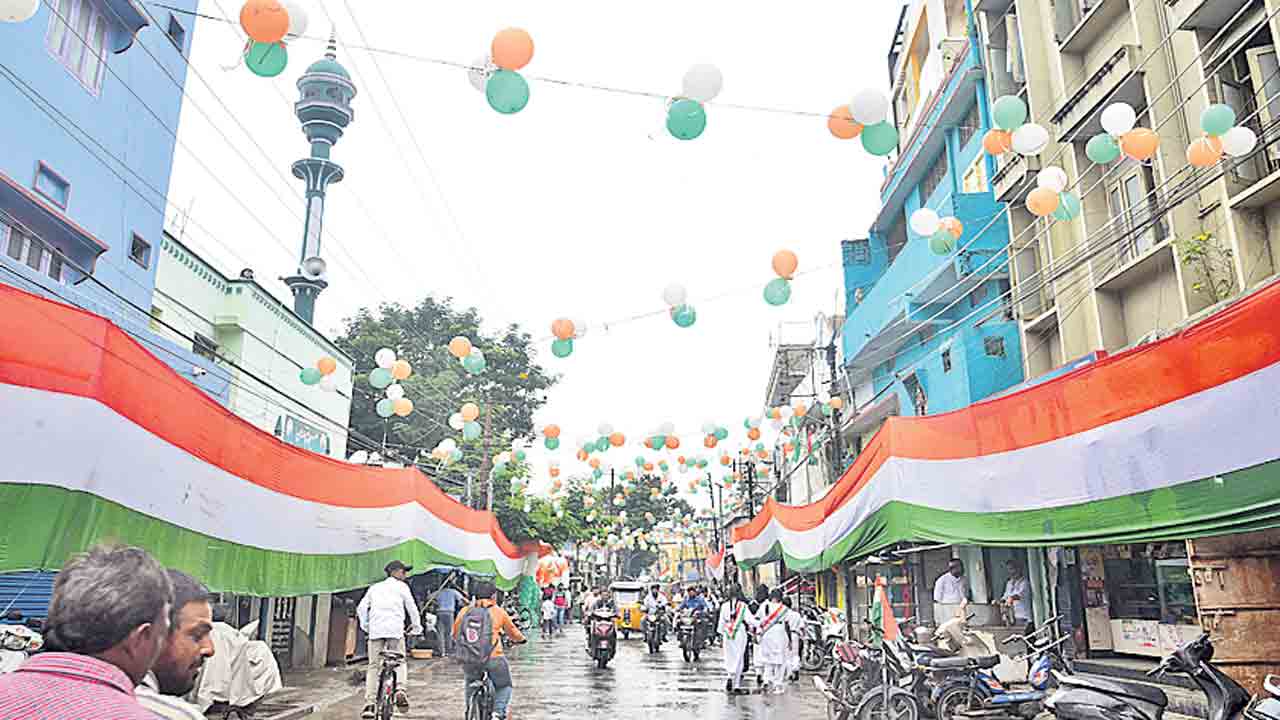ముషీరాబాద్‌లో అంబరమంటిన స్వాతంత్య్ర దిన వేడుకలు