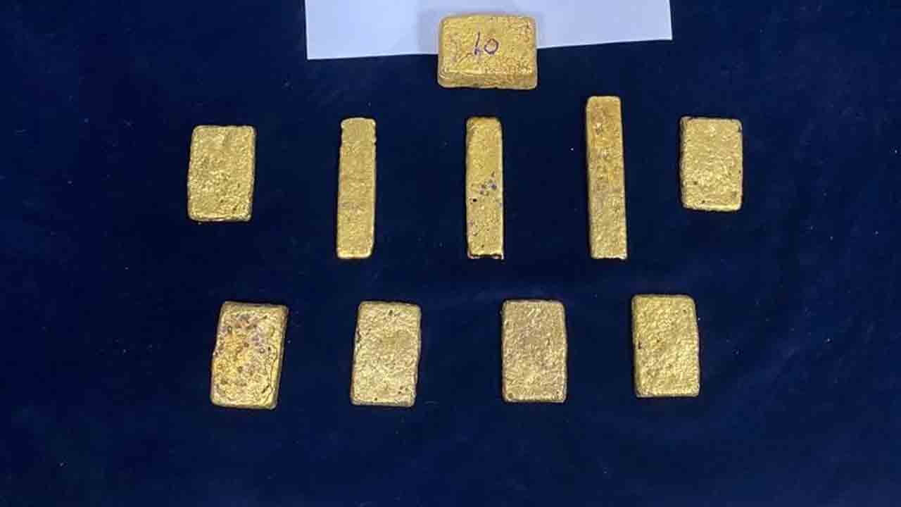 ఏడు కిలోల బంగారం పట్టివేత