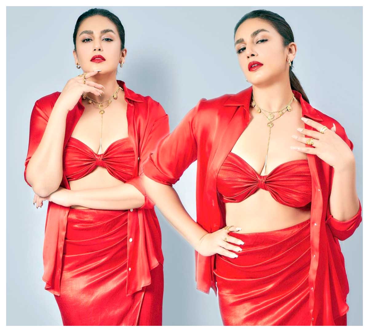 Huma Qureshi | రెడ్ డ్రెస్‌లో మ‌తులు పోగొడుతున్న‌ హుమా ఖురేషి..