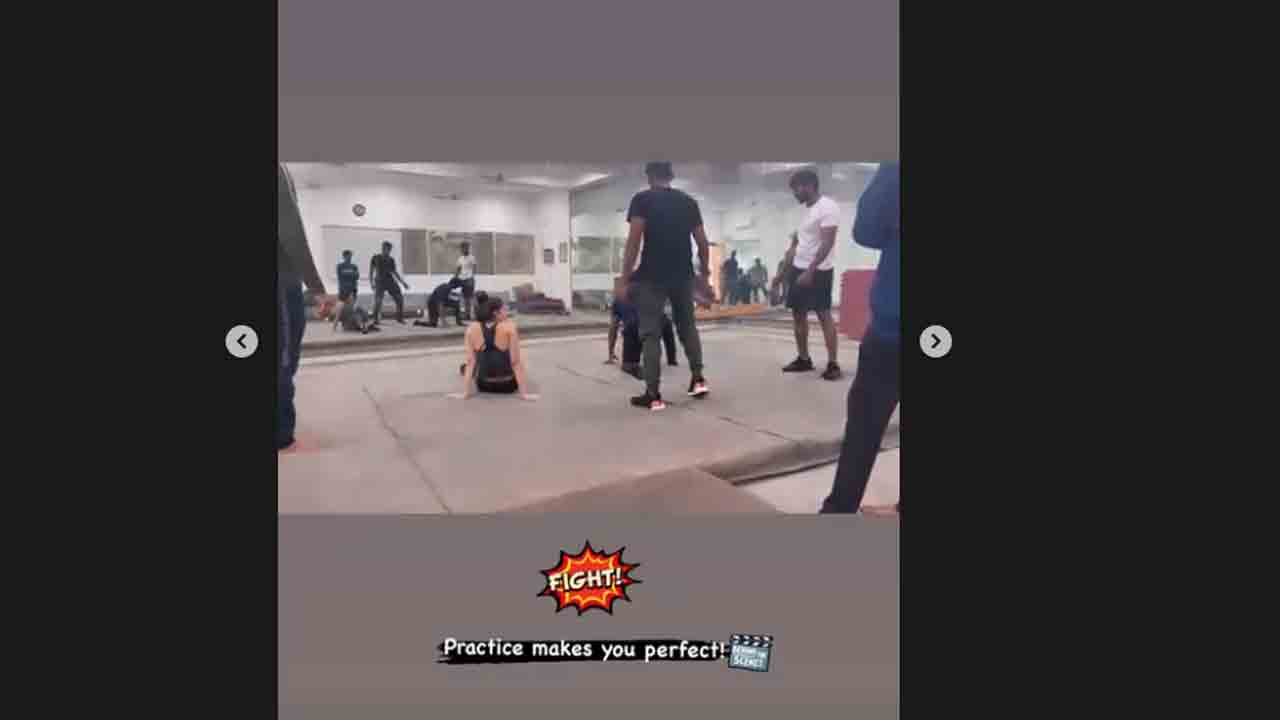 Lavanya Tripathi | ఫైట్ సీన్ కోసం లావ‌ణ్య త్రిపాఠి ప్రాక్టీస్‌