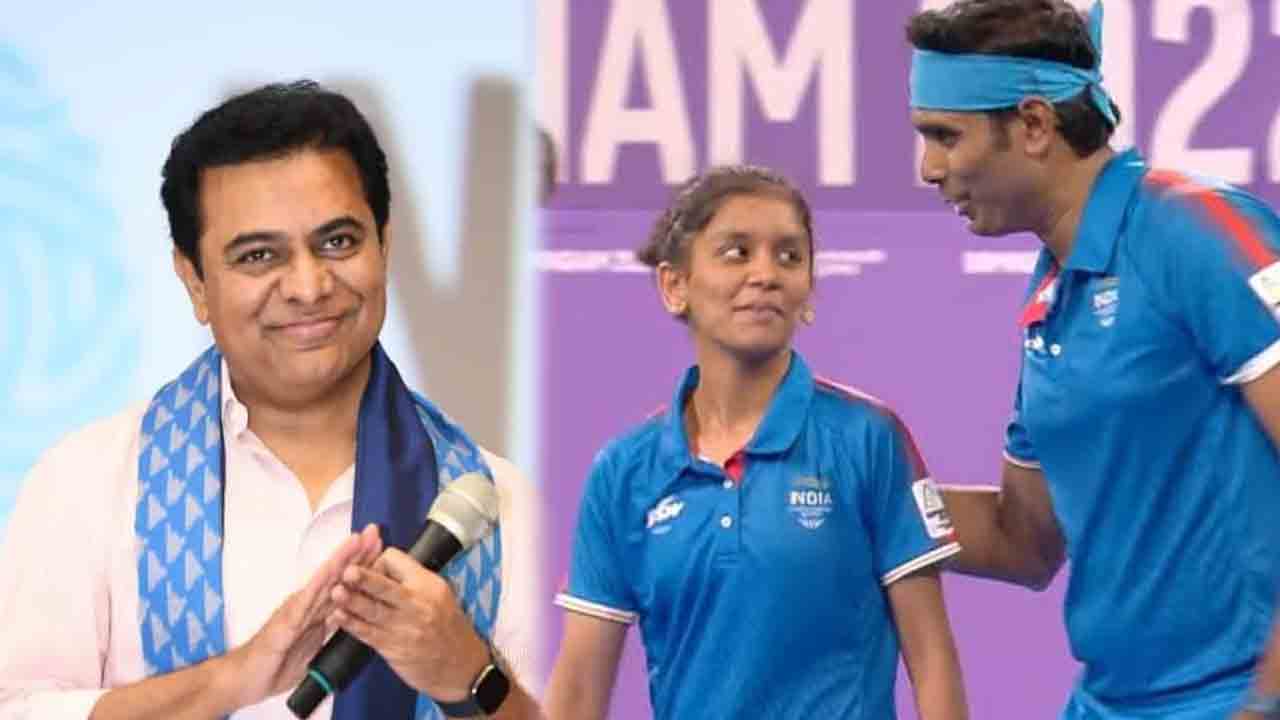 Minister KTR | కామన్‌వెల్త్ క్రీడల్లో గోల్డ్ పట్టిన కమల్, శ్రీజ జోడీకి కంగ్రాట్స్ చెప్పిన కేటీఆర్