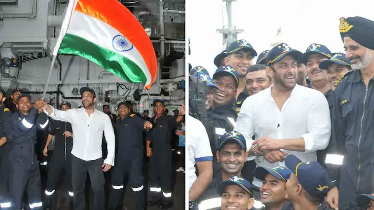 విశాఖలో నేవీ సిబ్బందితో సల్మాన్‌ ఖాన్‌ ఆటా పాటా-వంట