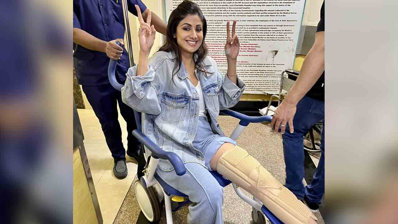 Shilpa Shetty | శిల్పాశెట్టి కాలికి గాయం..జాగ్ర‌త్త‌గా ఉండాలంటున్న ఫ్యాన్స్