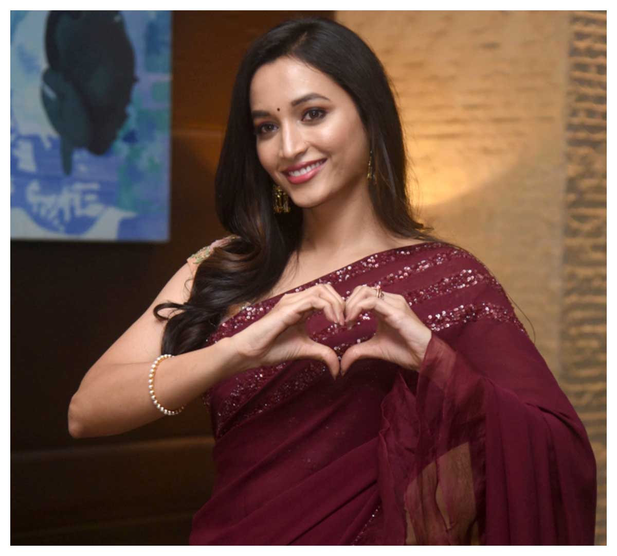 Srinidhi Shetty | కోబ్రా మూవీ ప్రెస్ మీట్‌లో శ్రీనిధి శెట్టి..
