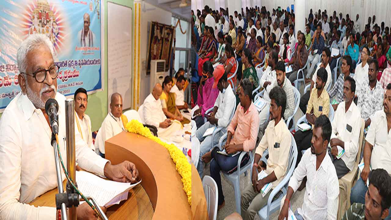 ప్రకృతి వ్యవసాయం ప్రోత్సాహానికి టీటీడీ శిక్షణ : వైవీ సుబ్బారెడ్డి