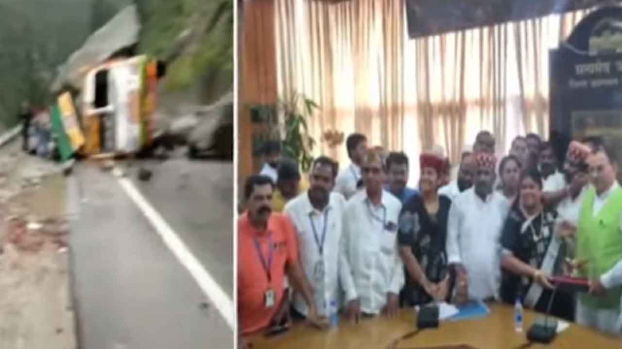 మనాలిలో చిక్కుకుపోయిన విశాఖ కార్పొరేటర్లు