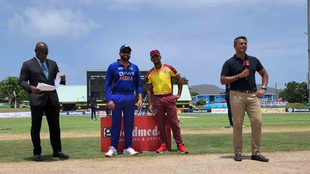 WI vs IND | టాస్ గెలిచి బౌలింగ్ ఎంచుకున్న విండీస్