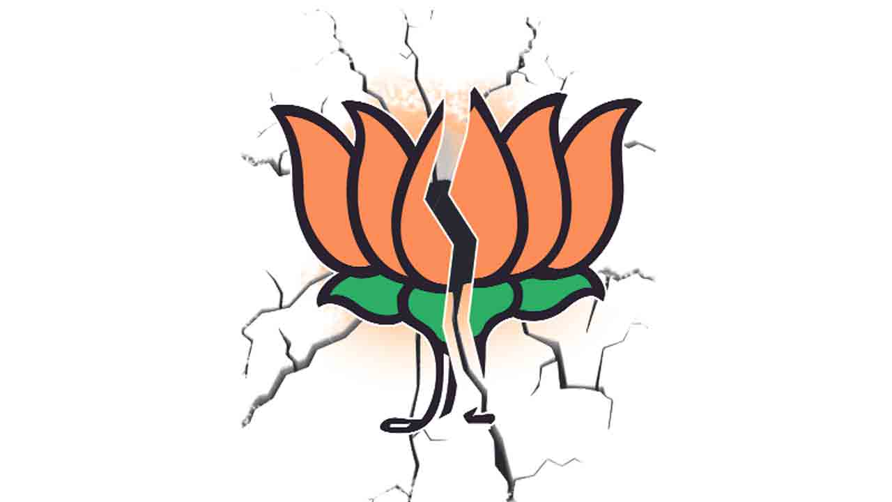 బీజేపీలో ఫ్లెక్సీ లొల్లి