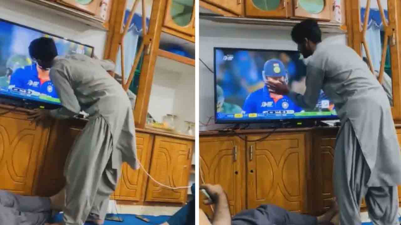 Viral video: హార్దిక్ పాండ్యాకు ఆఫ్ఘ‌నిస్తాన్ క్రికెట్ ఫ్యాన్ ముద్దు!!