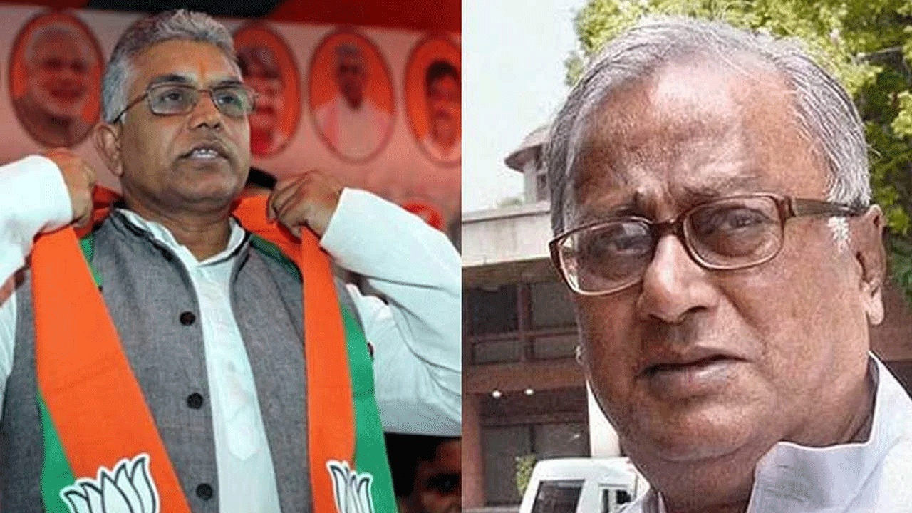 రెచ్చిపోయిన కాషాయ నేత : టీఎంసీ నేత‌ను చెప్పుతో కొడ‌తార‌న్న‌ దిలీప్ ఘోష్