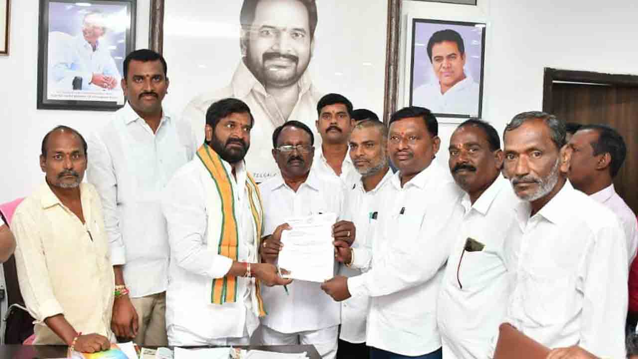 నందనం నీరా ప్లాంట్‌కు ధర్మభిక్షం గౌడ్ పేరు పెట్టాలని మంత్రికి విజ్ఞప్తి