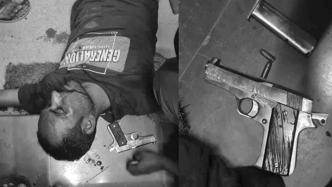 రంగారెడ్డి జిల్లాలో తుపాకీతో దొంగ‌ల హ‌ల్‌చ‌ల్‌