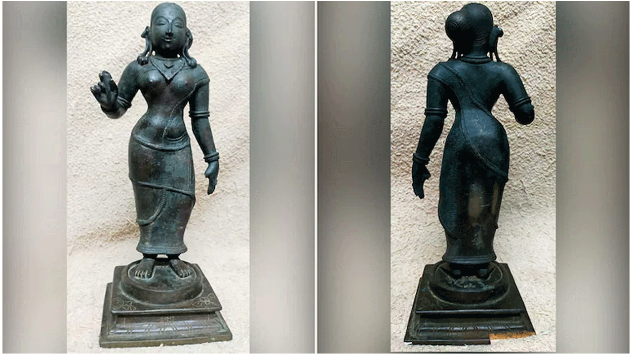 రూ . 2 కోట్ల విలువైన 400 ఏండ్ల పురాత‌న విగ్ర‌హం స్వాధీనం : న‌లుగురి అరెస్ట్‌