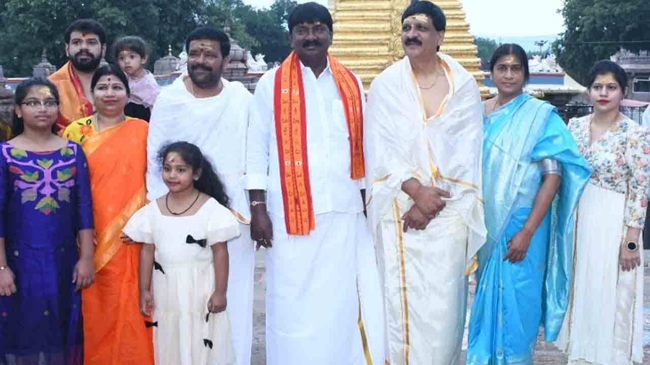 Srisailam Temple | శ్రీశైలం మల్లికార్జున స్వామి స‌న్నిధిలో ఎమ్మెల్యే మైనంపల్లి పూజ‌లు