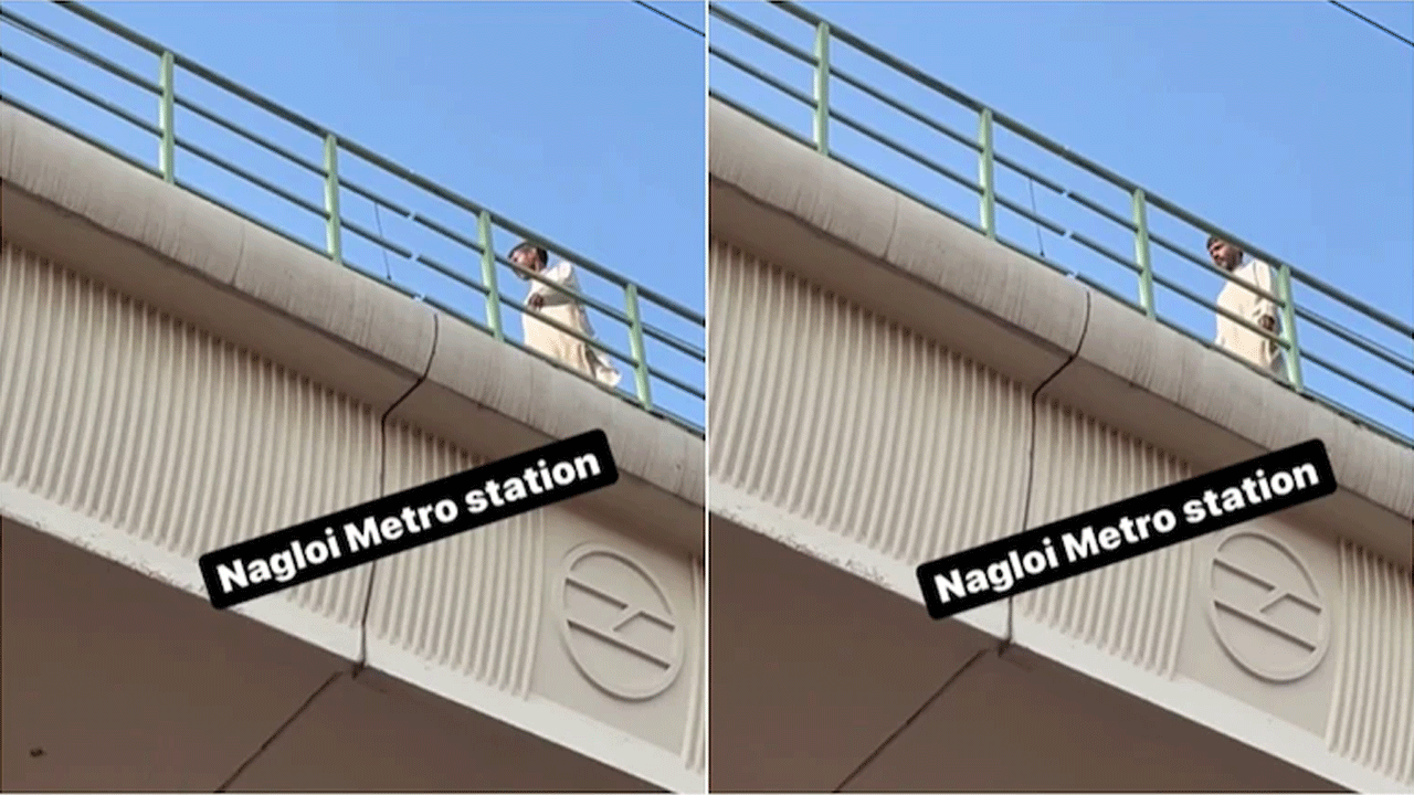 వైరల్ వీడియో : మెట్రో స్టేష‌న్ ట్రాక్స్‌పై ఆఫ్ట‌ర్‌నూన్ వాకింగ్‌కు వెళ్లాడు..!