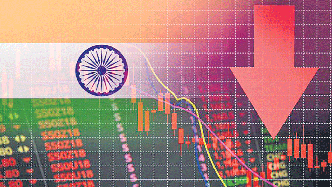 జీడీపీకి ప్రపంచ మాంద్యం దెబ్బ