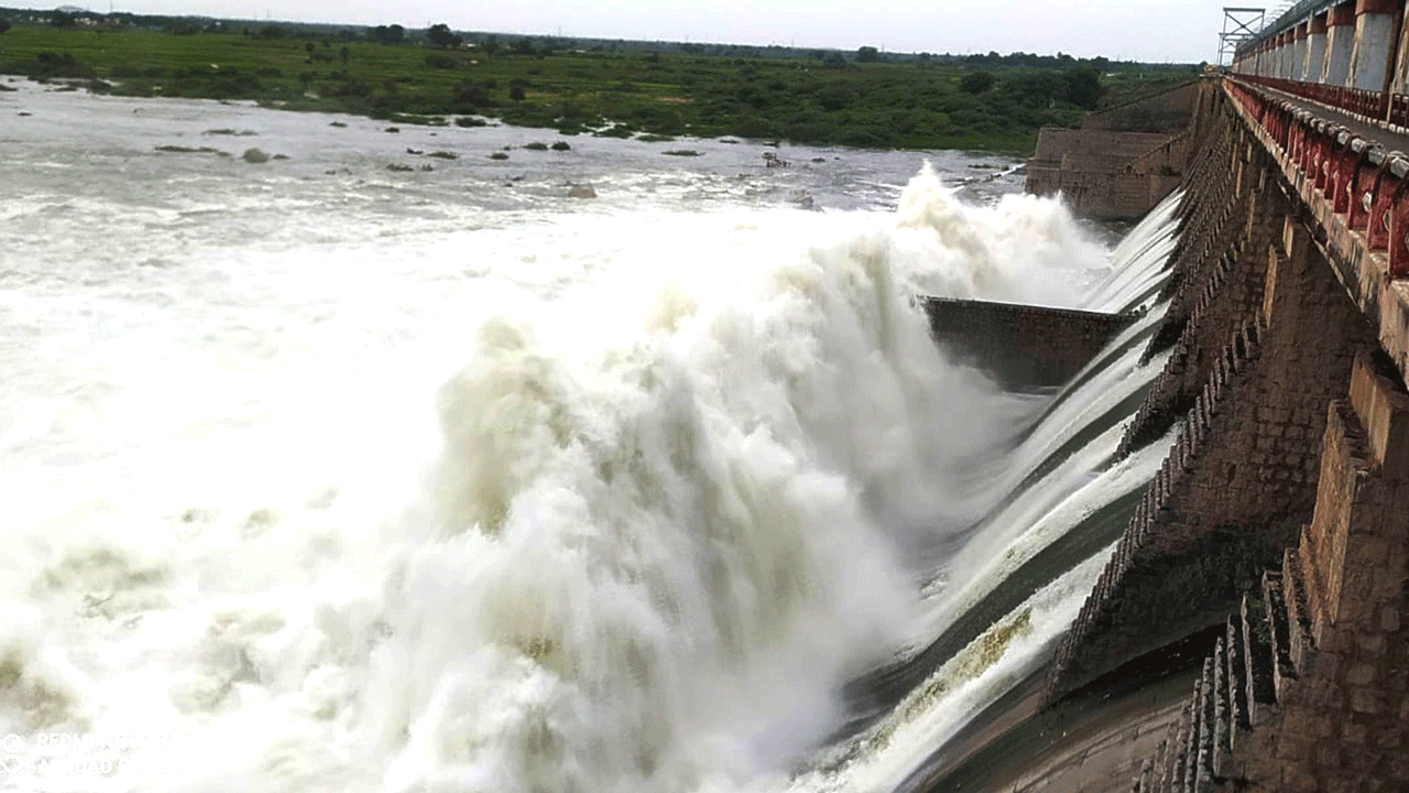 నాగార్జునసాగర్‌కు తగ్గిన ఇన్‌ఫ్లో