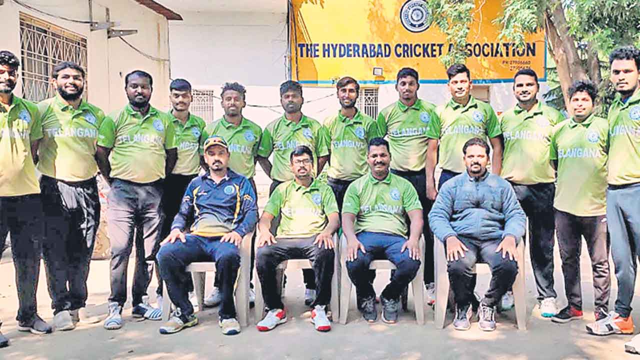డెఫ్‌ టీ20 టోర్నీకి తెలంగాణ జట్టు