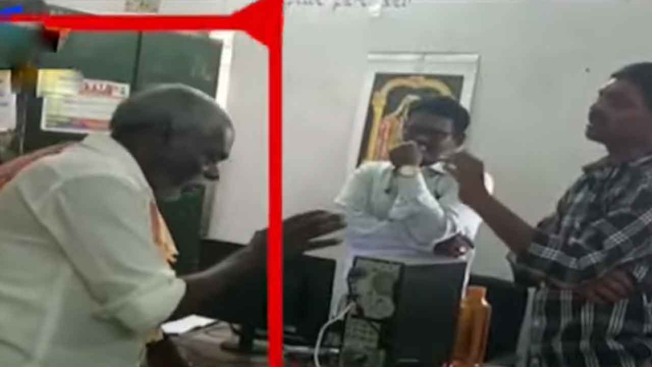 విషాదం ..రెవెన్యూ అధికారులకు సమస్యను వివరిస్తూ ఆగిన రైతు గుండె