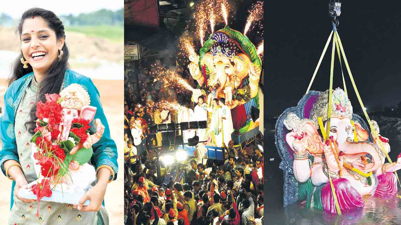 గౌరీసుతుడికి ఘన వీడ్కోలు