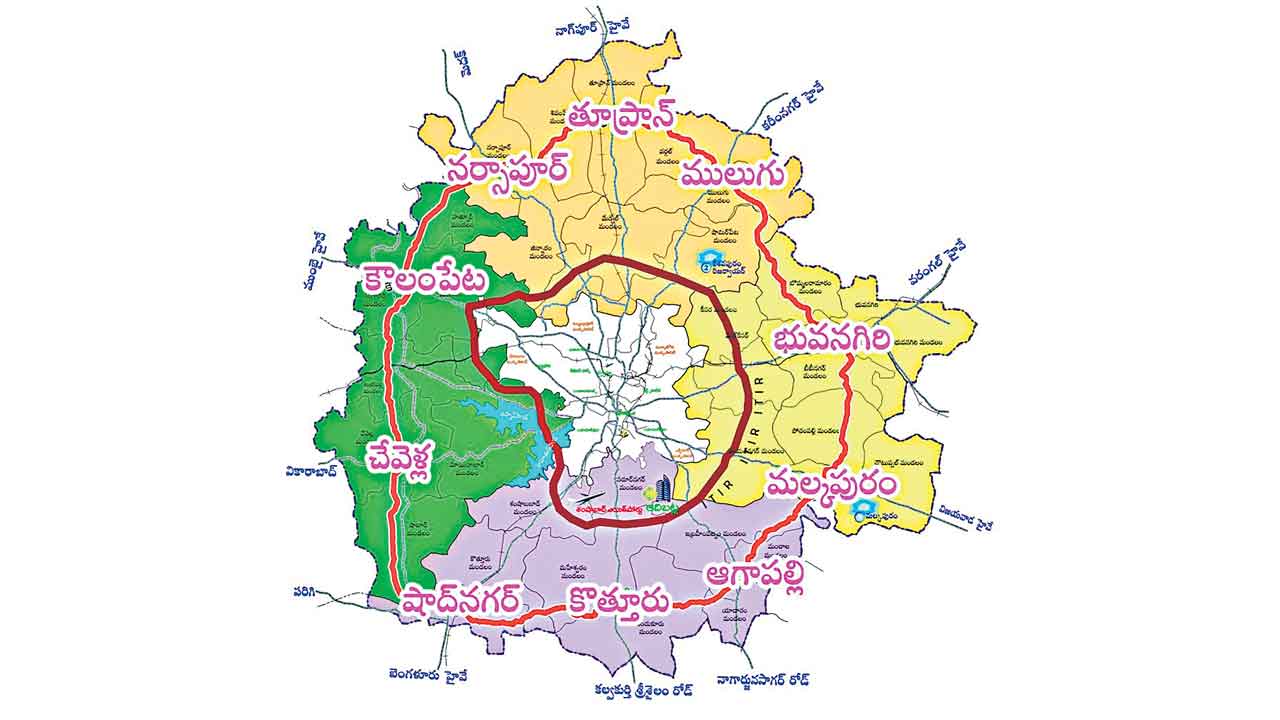 ట్రిపుల్‌ఆర్‌ దక్షిణ భాగానికి డీపీఆర్‌